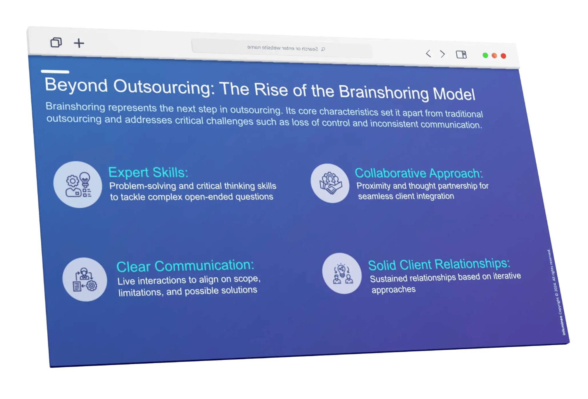 Beyond Outsourcing: The Rise of the Brainshoring Model